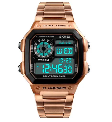 Годинник Skmei Ripple RoseGold 1335 - фото 2