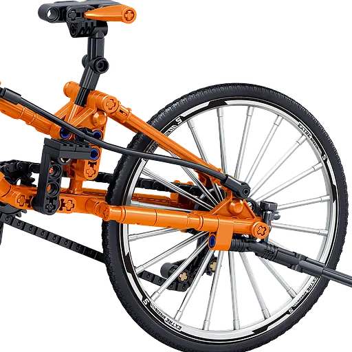 Конструктор велосипед  ZHEGAO DOWNHILL BIKE  швидкісний гірський 253 деталі - фото 6