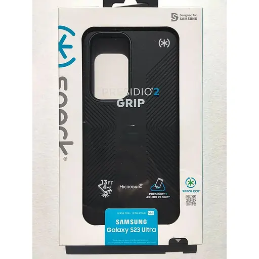Оригинальный противоударный чехол Speck Presidio2 Grip для Samsung Galaxy S23 Ultra (6.8") Black 150344-D143 - фото 2