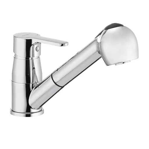 Смеситель для кухни с выдвижной воронкой Ibergrif SQUARE M14522 (IB0028) - фото 1