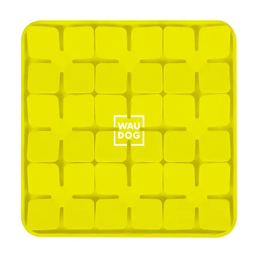 Коврик для поиска корма Waudog Silicone 205х205х17 мм желтый - фото 3