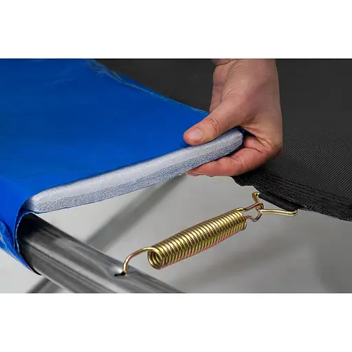 Батут Hop-Sport 16ft (488см) чорно-синій з зовнішньою сіткою - фото 10