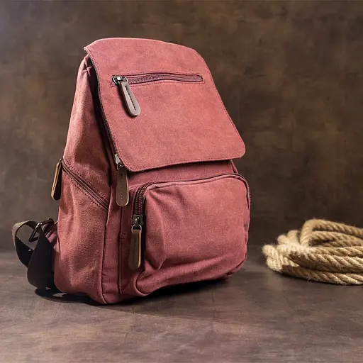 Рюкзак текстильный Vintage 34х25х9,5 см sum0012811 - фото 7