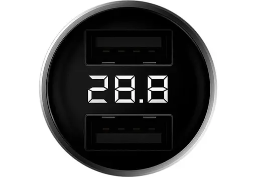 Адаптер автомобильный ZMI Car Charger with Display AP621 EU 2USB - фото 3