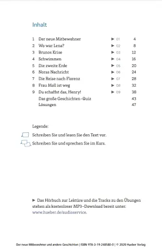 A1. Der neue Mitbewohner und andere Geschichten + MP3 - фото 7