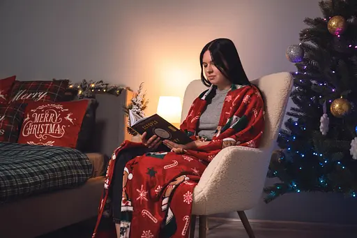 Плед Ardesto Flannel 160х200 см веселые олени (ART0117PB) - фото 7