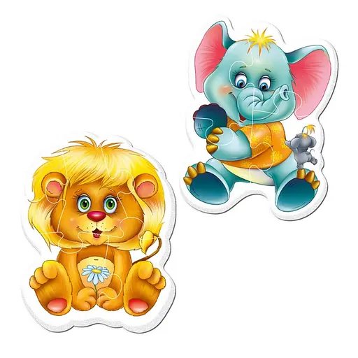 Дитячі магнітні пазли Зоопарк VT3208-28, 9 елементів - фото 2