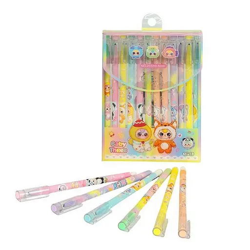 Ручка Пишет-Стирает 2032(Blue) синяя, в упаковке 12 штук