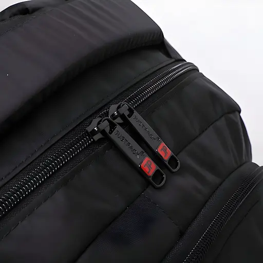 Універсальний міський рюкзак Justpack з ортопедичною спинкою чорний 31 х 48 х 19 см (5773) - фото 11