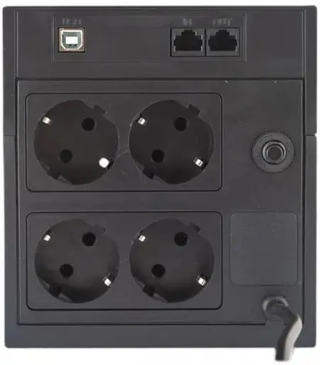 Джерело безперебійного живлення Powercom RPT-1500 4 розетки Schuko (00210193) - фото 2