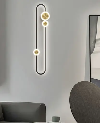 Бра у видовженому чорному корпусі Арт. DE 16C/1 Line F - фото 7