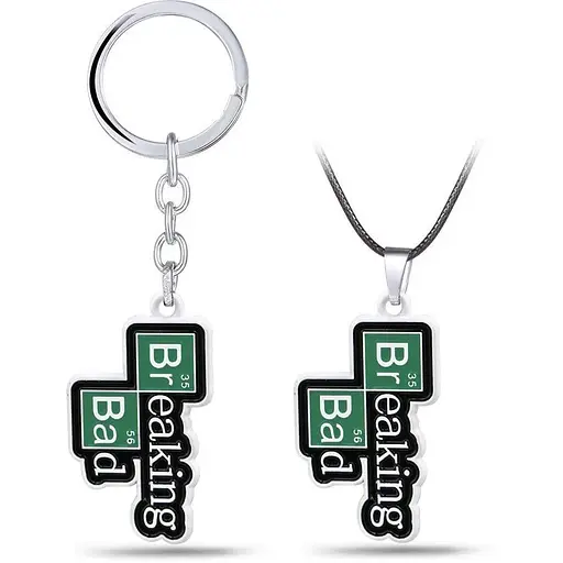 Кулон GeekLand У всі тяжкі Breaking Bad Br Ba Логотип.866 - фото 4