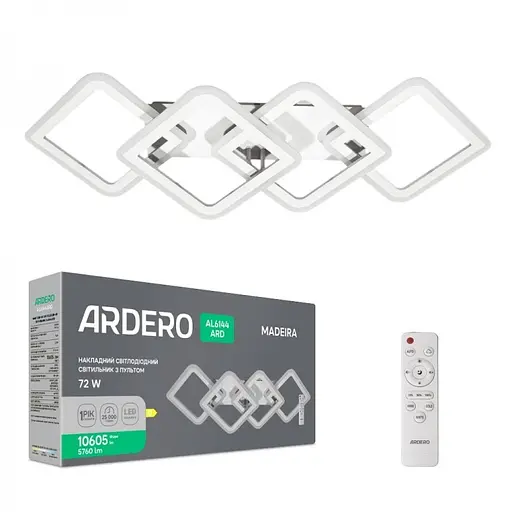 Светильник светодиодный Ardero AL6144ARD 72W 3000K-6500K (80595) - фото 2