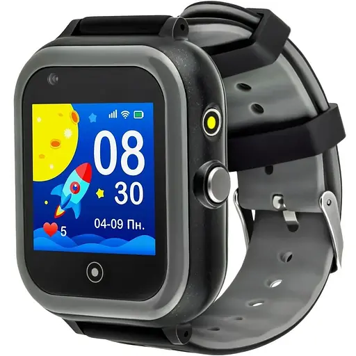 Smart Watch GARMIX PointPRO-200 4G/GPS/WIFI/VIDEO CALL BLACK UA UCRF - фото 1