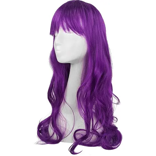 Парик темно-фиолетовый матовый - фото 1