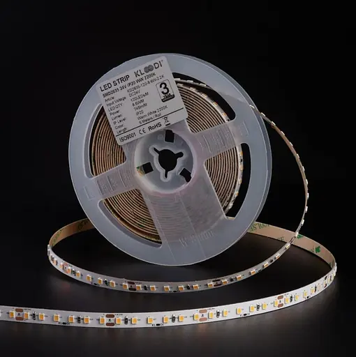LED Стрічка 8,6W 120LED 2200K 745LM RA90 24V KLOODI KD2835-120-8.6W-2.2K-24V - фото 1