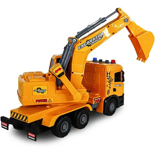 Автомодель TechnoDrive Super Big Truck Экскаватор Scania (5006KS) - фото 4