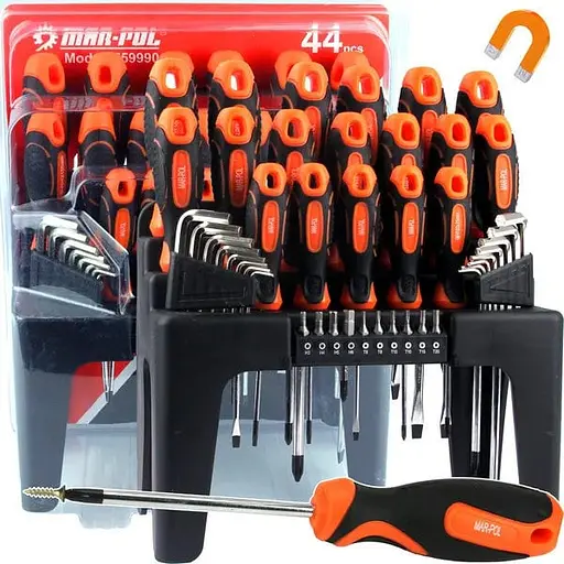 Набір викруток шестигранників Mar-Pol М59990 44 шт. - фото 1