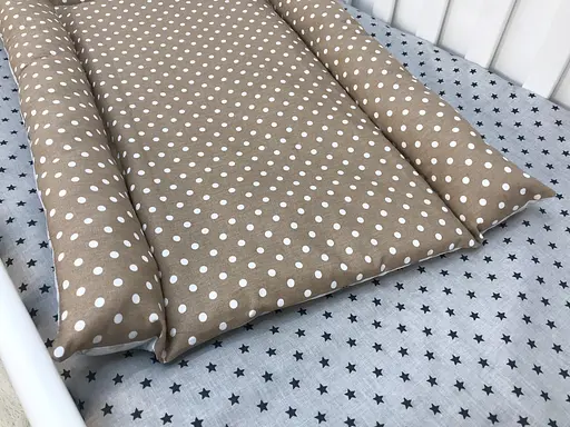 Матрац Moontime на пеленальний стіл "Горох коричневий" - фото 4