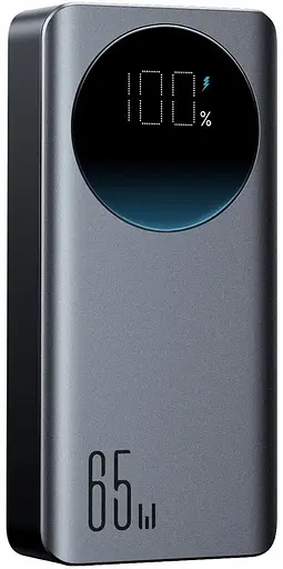 УМБ Joyroom 30000mAh 65W USB-A 2xUSB-C In/Out,PD,QC3.0 Black - фото 1