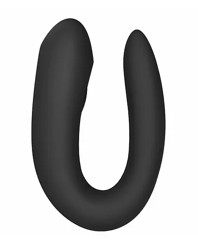Вібратор для пар Satisfyer Double Joy 9 см чорний - фото 6