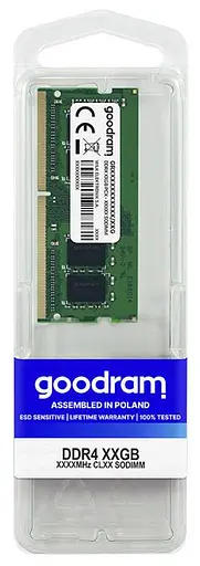 Модуль пам`яті SO-DIMM 8GB/3200 DDR4 Goodram (GR3200S464L22S/8G) - фото 2