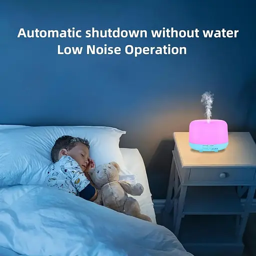 Зволожувач Cool Mist Air DIFFOFE з дистанційним керуванням, 7 світлодіодних індикаторів 300 мл - фото 5