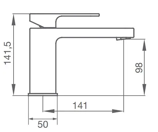 Смеситель для умывальника GRB Despertar 85510870 Хром - фото 2