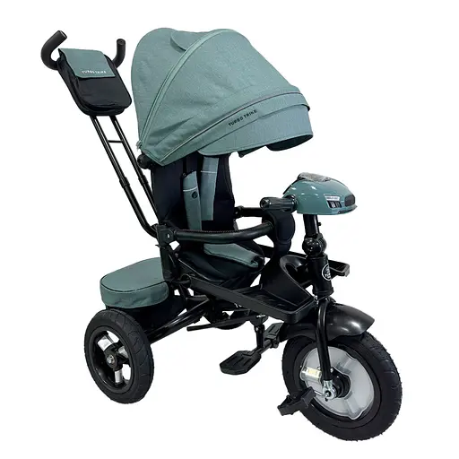 Дитячий триколісний велосипед MT 1007-3 м'ятний