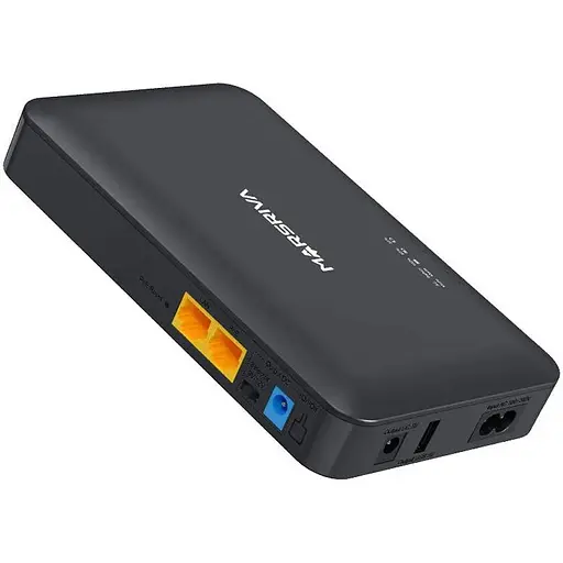 ИБП Marsriva DC UPS для роутеров KP2 DC+PoE+USB OUT, 5V/9V/12V 18W 10000mAh (36Wh) Li-ion - фото 3