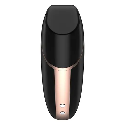 Вакуумний стимулятор клітора з вібрацією Satisfyer Love Triangle чорний - фото 4