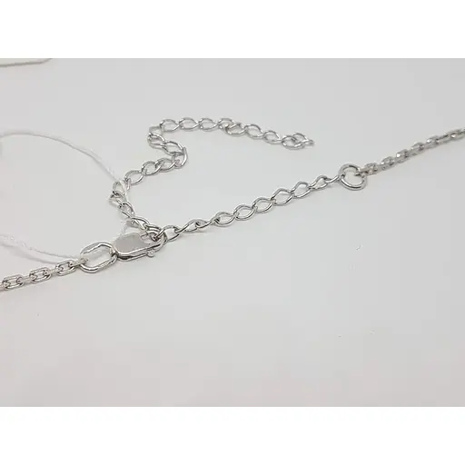 Срібне кольє Aurora з фіанітами. 86033Б - фото 3