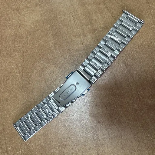 Ремешок металлический серебряный размер 22 - фото 3