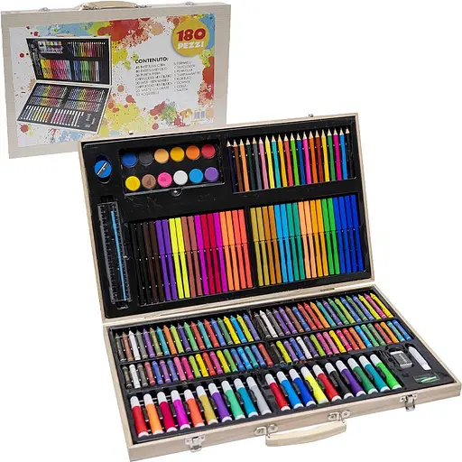 Художній набір для малювання 180 предметів (115587)