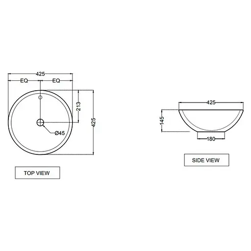 Умивальник Jaquar Ornamix 43 см ONS-WHT-10901, Білий - фото 2