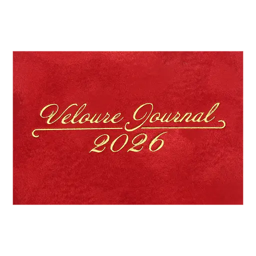 Щотижневик датований Buromax Velour 2026 85 x 153 мм штучна шкіра червоний (BM.2891-05) - фото 4