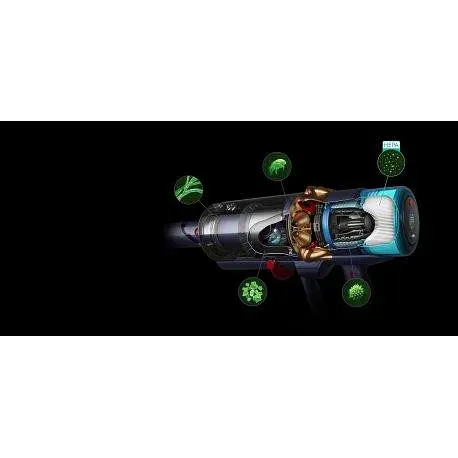 Пилосос 2 в 1 (Вертикальний + ручний) Dyson Gen5detect Absolute Midnight Blue/Copper (447002-01) - фото 6