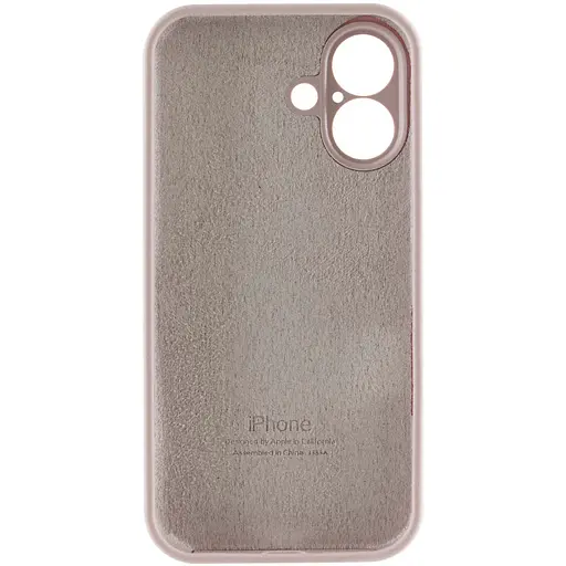 Чехол Epik Silicone Case Full Camera Protective (AA) для Apple iPhone 16 Plus (6.7) Серый/Lavender - фото 6