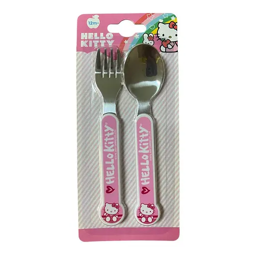 Набір дитячих столових приборів Hello Kitty предмета, нержавіюча сталь - фото 1
