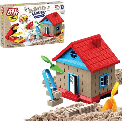Кінетичний пісок Dede Art Craft Будинок 750 г (3675)