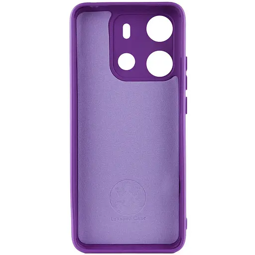Чехол Silicone Cover Lakshmi Full Camera (A) для Tecno Spark Go 2023 Фиолетовый / Purple - фото 2
