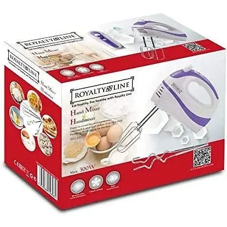 Стаціонарний електричний міксер Royalty Line HM250T.3 з насадками для замішування тіста - фото 2