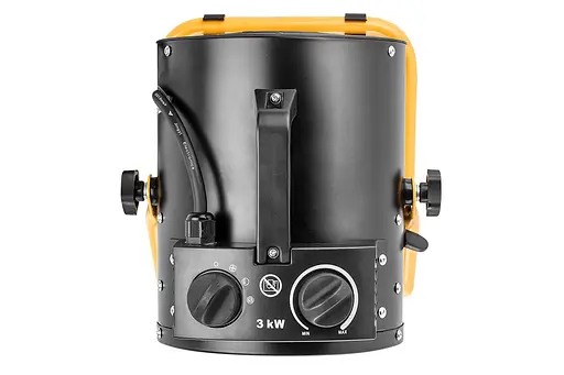 Теплова гармата Neo Tools електрична, 3кВт, 80м кв, 354м куб/год, нагрів. елемент - нерж. сталь, IPX4, чорний - фото 4