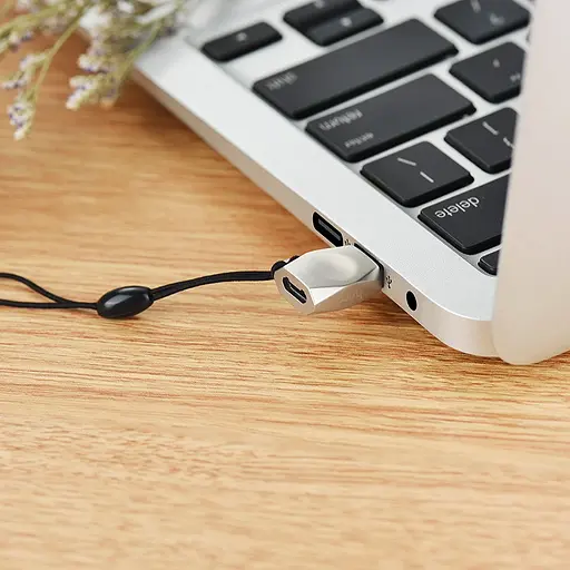 Перехідник Hoco UA8 MicroUSB to Type-C Сталевий - фото 5