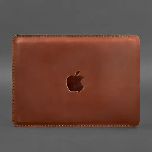 Шкіряний чохол BlankNote для MacBook 15-16 Світло-коричневий - фото 3