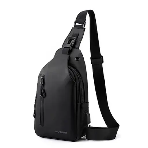 Класичний чоловічий слінг на два відділи Confident AT08-T-1100-28A