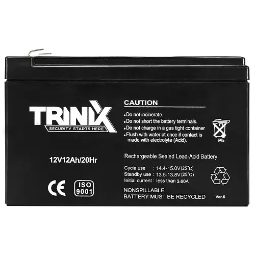 Аккумулятор Trinix 12V 12Ah/20Hr AGM - фото 2