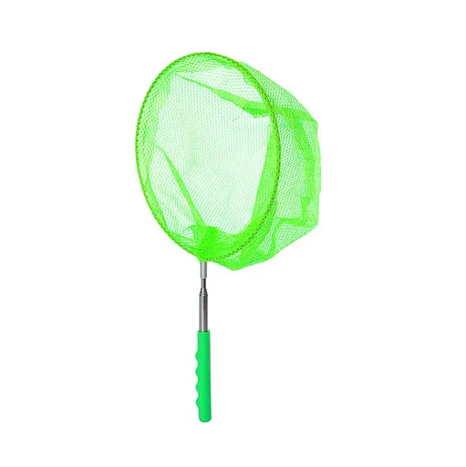 Сачок для метеликів MS 1287-1 ручка-телескоп (18-66см., діам.20см., довж.38-86см.,) мет.(6200000018164) Зелений - фото 1