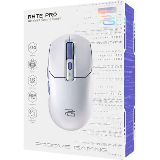 Миша Proove Gaming Rate Pro White (WMRP00022002) [132075] - фото 5