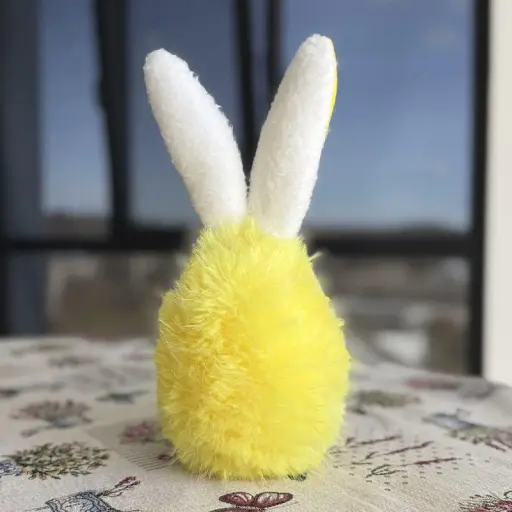 Великодній зайчик "Сонячний пух" жовтий великий MIS LT - фото 2